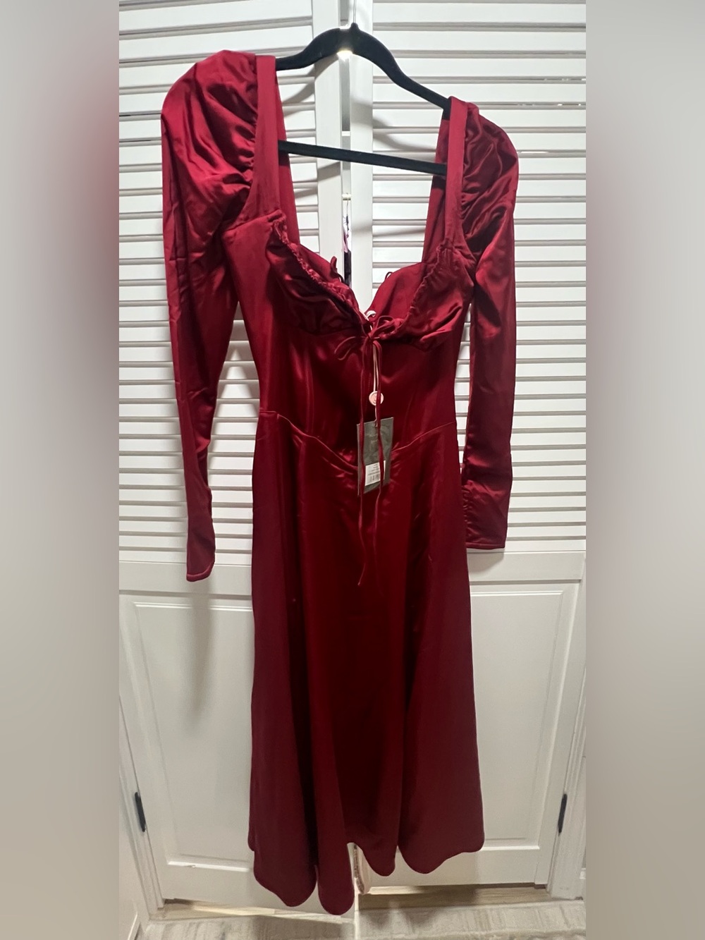 House of CB - Sebille blood red dress, M plus cup, NWT